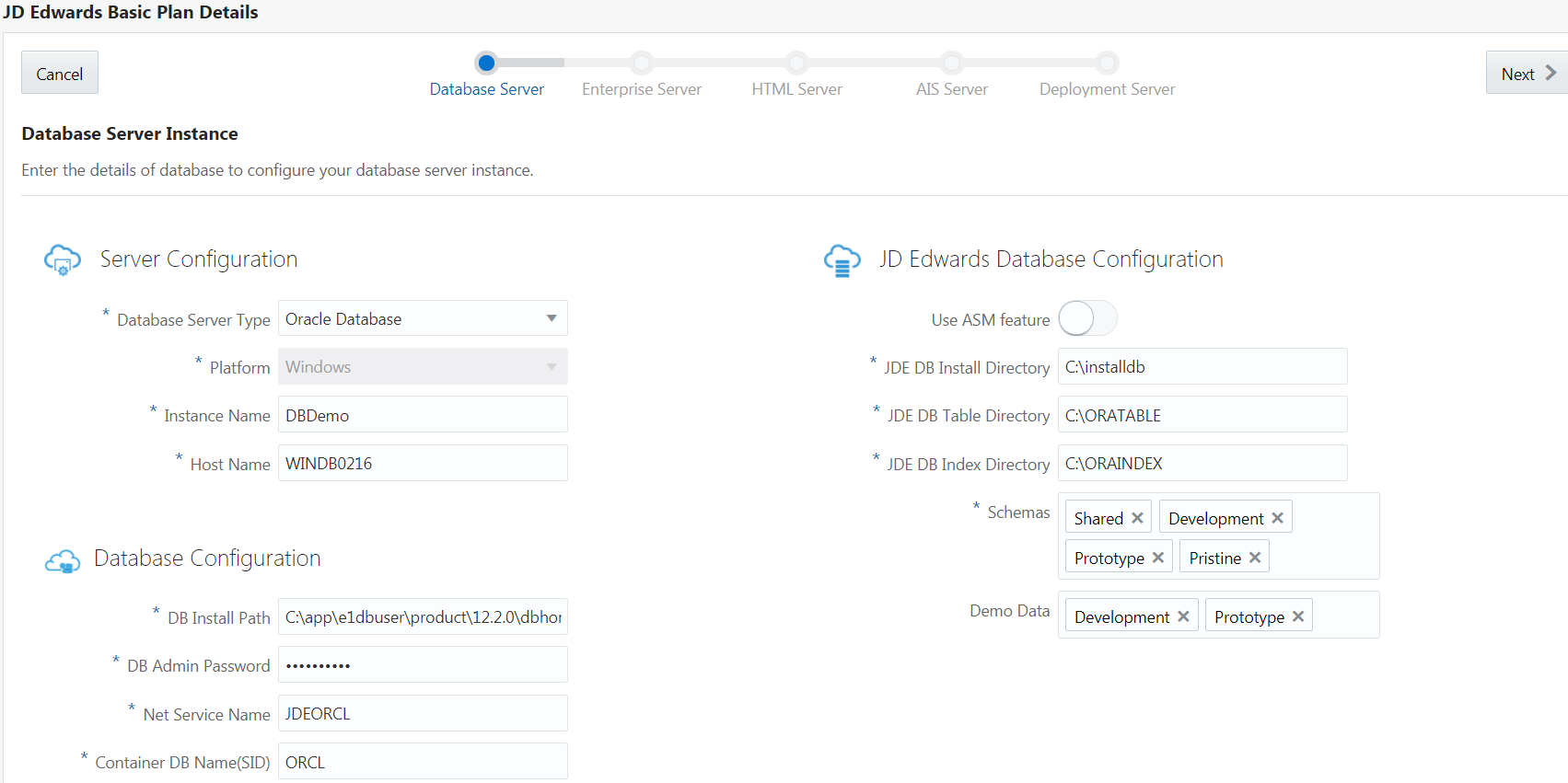 Deploying JD Edwards EnterpriseOne On Premises on Microsoft Windows